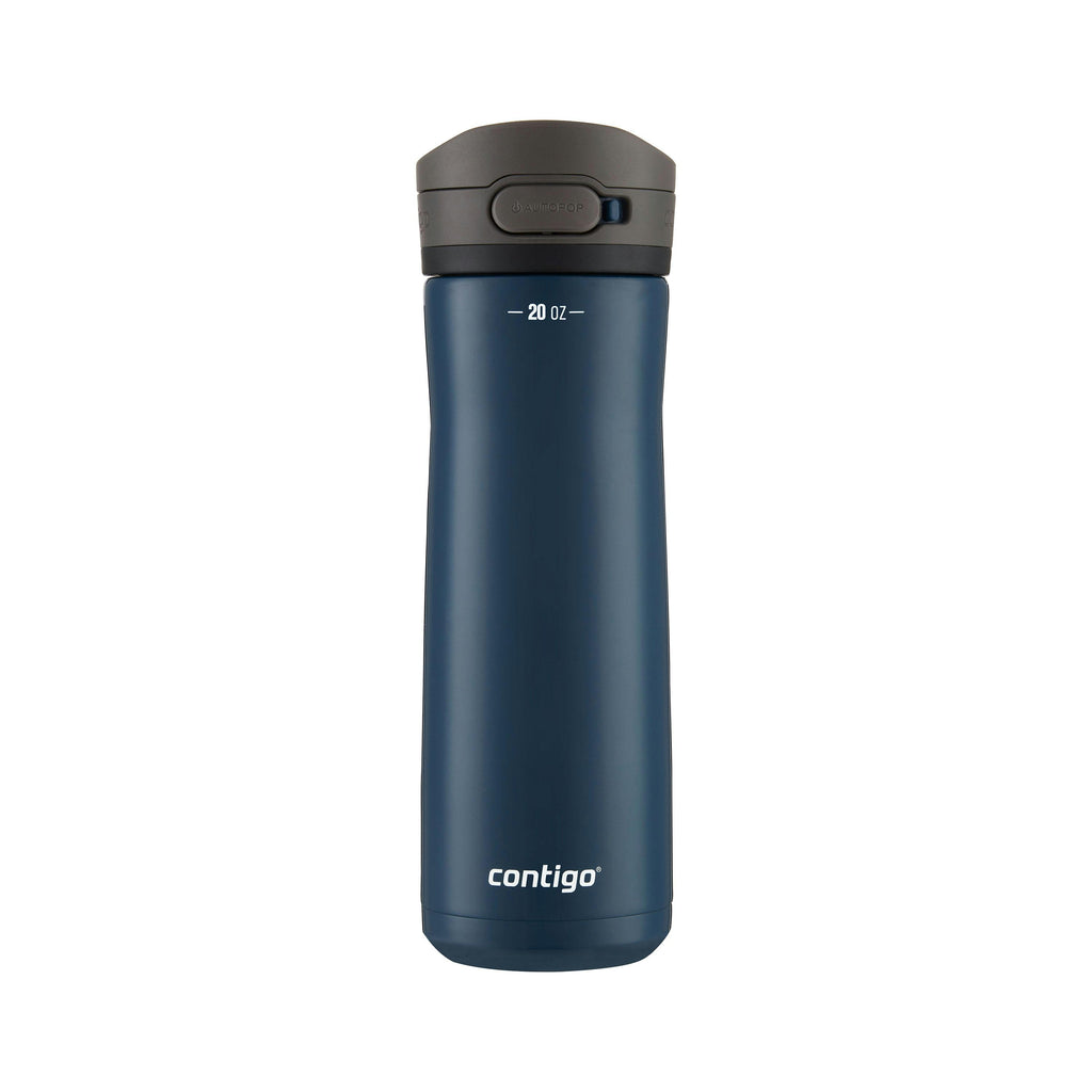 Contigo® Jackson Chill 2.0 Water Bottle with AUTOPOP Lid | Stainless Steel Water Bottle, 20oz., Blueberry Opaque
