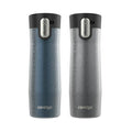 Contigo® AUTOSEAL® West Loop Vacuum-Insulated Stainless Steel Travel Mug with Easy-Clean Lid, 20 oz, 2-Pack Q83p