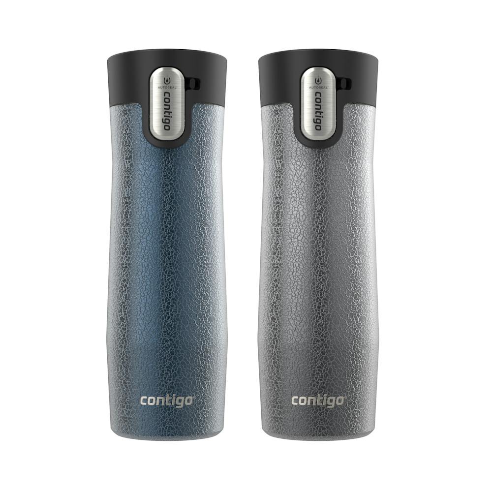 Contigo® AUTOSEAL® West Loop Vacuum-Insulated Stainless Steel Travel Mug with Easy-Clean Lid, 20 oz, 2-Pack Q83p