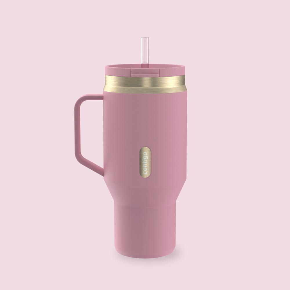 30 oz SnapSeal™ Tumbler (w/ Straw & Handle) qKvh
