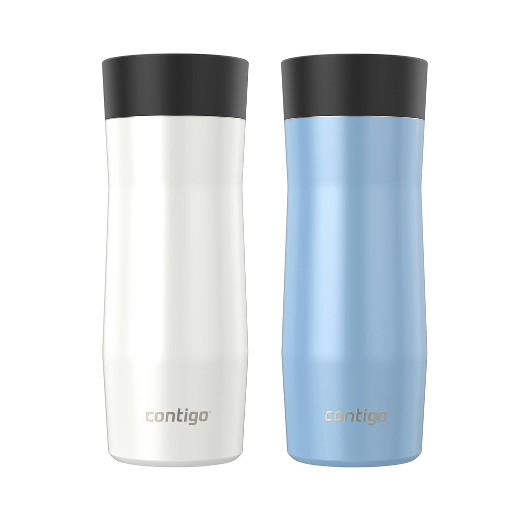Contigo® AUTOSEAL® West Loop Vacuum-Insulated Stainless Steel Travel Mug with Easy-Clean Lid, 16 oz, 2-Pack