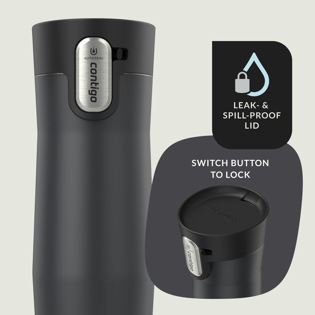 Contigo® AUTOSEAL® West Loop Vacuum-Insulated Stainless Steel Travel Mug with Easy-Clean Lid, 16 oz