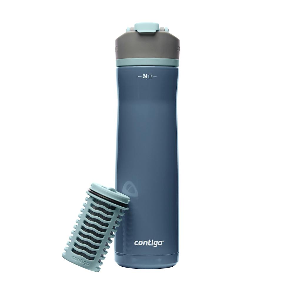 Contigo® Clybourn Chill Freeflow Filtration Stainless Steel Water Bottle with AUTOSEAL® Lid, 24oz VB5d