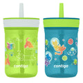 Contigo® Kids’ Leighton Straw Tumbler with Spill-Proof Leak-Proof Lid, 14oz Fw0q