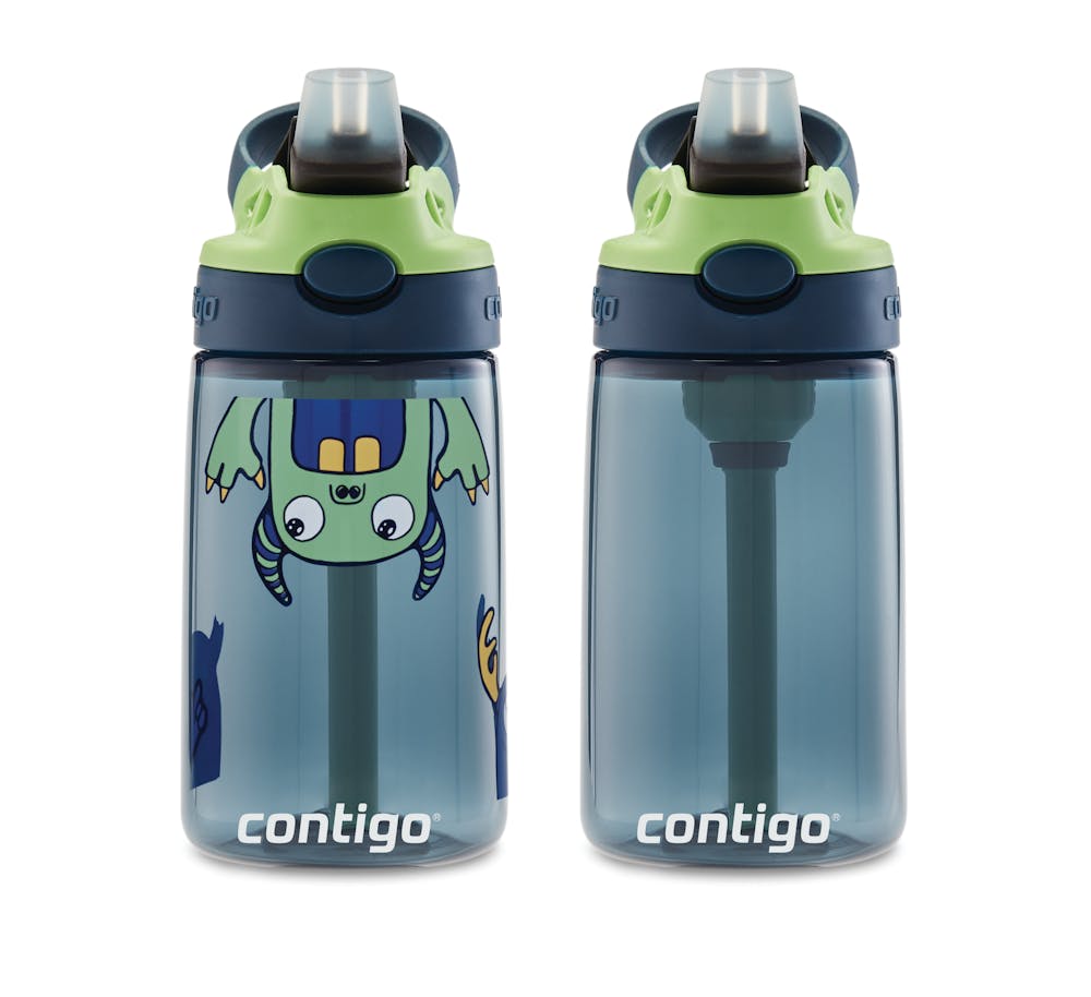 Contigo® Kids Straw Water Bottle with AUTOSPOUT® Lid, 14oz., 2 Pack ghcy