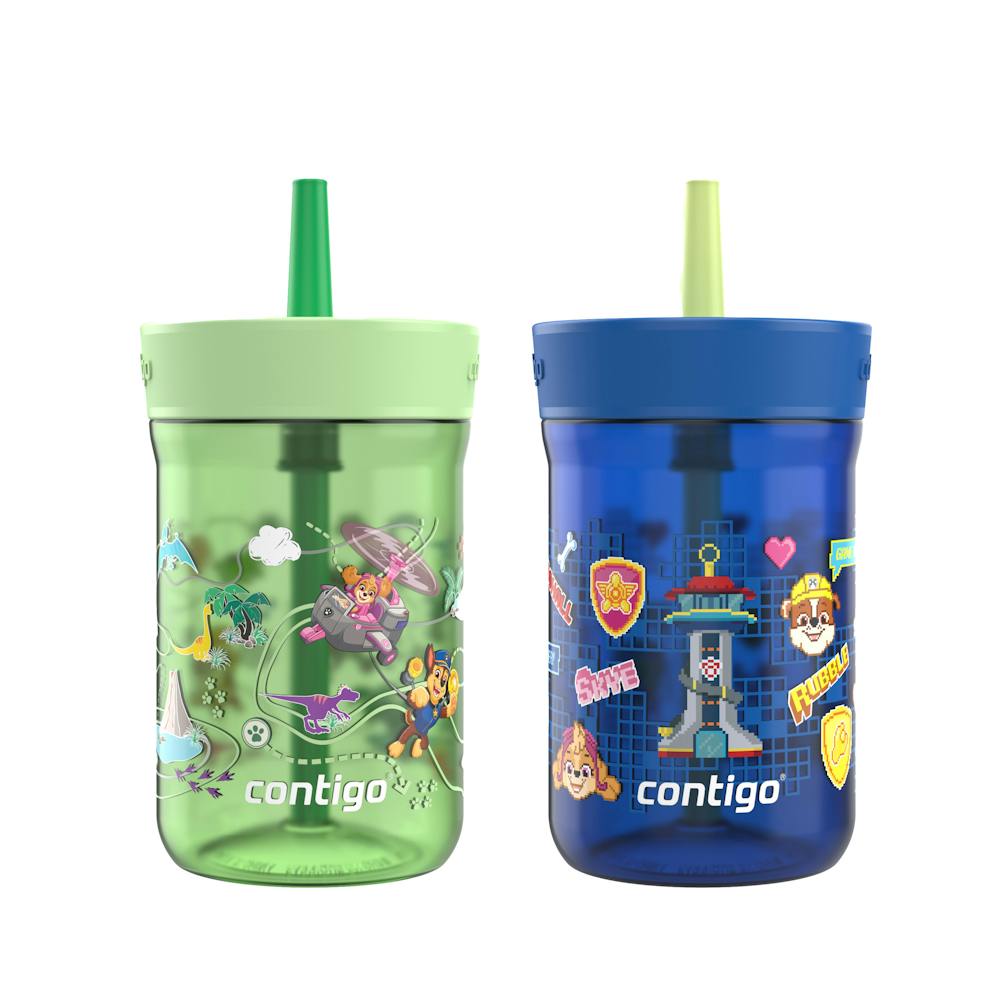 Contigo® Kids’ Leighton Straw Tumbler with Spill-Proof Leak-Proof Lid, 14oz 2BXY