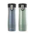 Contigo® AUTOSEAL® West Loop Vacuum-Insulated Stainless Steel Travel Mug with Easy-Clean Lid, 20 oz, 2-Pack ScMU