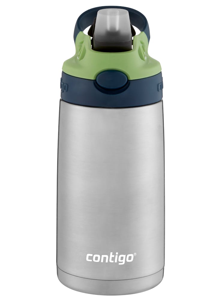 Contigo® Kids Straw Stainless Steel Water Bottle with AUTOSPOUT® Lid, 13oz nOCJ