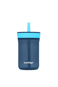 Contigo® Kids’ Leighton Straw Tumbler with Spill-Proof Leak-Proof Lid, 14oz 7ubx