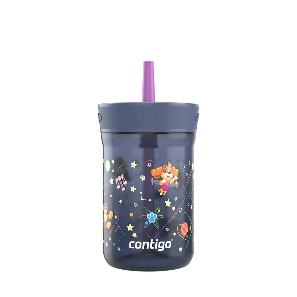 Contigo® Kids’ Leighton Straw Tumbler with Spill-Proof Leak-Proof Lid, 14oz 8qMU