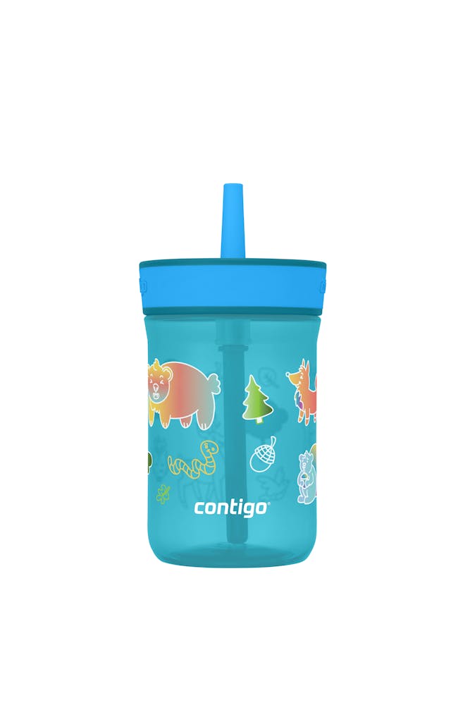 Contigo® Kids’ Leighton Straw Tumbler with Spill-Proof Leak-Proof Lid, 14oz WANK