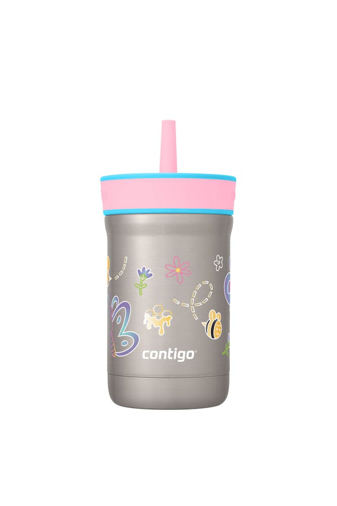 Contigo® Kids Leighton Spill-Proof Stainless Steel Tumbler with Straw, 12oz o9xF