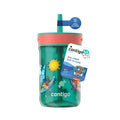 Contigo® Kids’ Leighton Straw Tumbler with Spill-Proof Leak-Proof Lid, 14oz aFxj