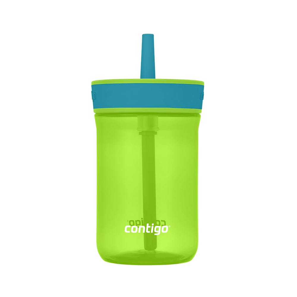 Contigo® Kids’ Leighton Straw Tumbler with Spill-Proof Leak-Proof Lid, 14oz ptCl